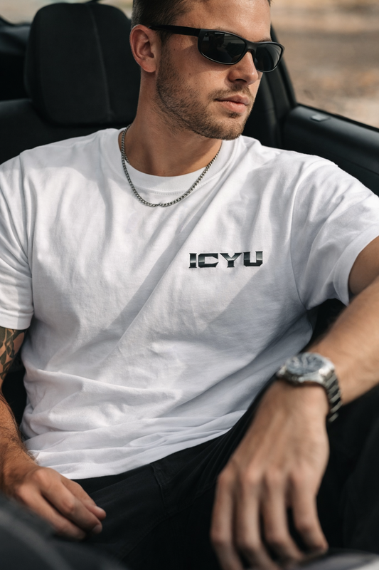 ICYU Chrome Logo Tee - Front Hit