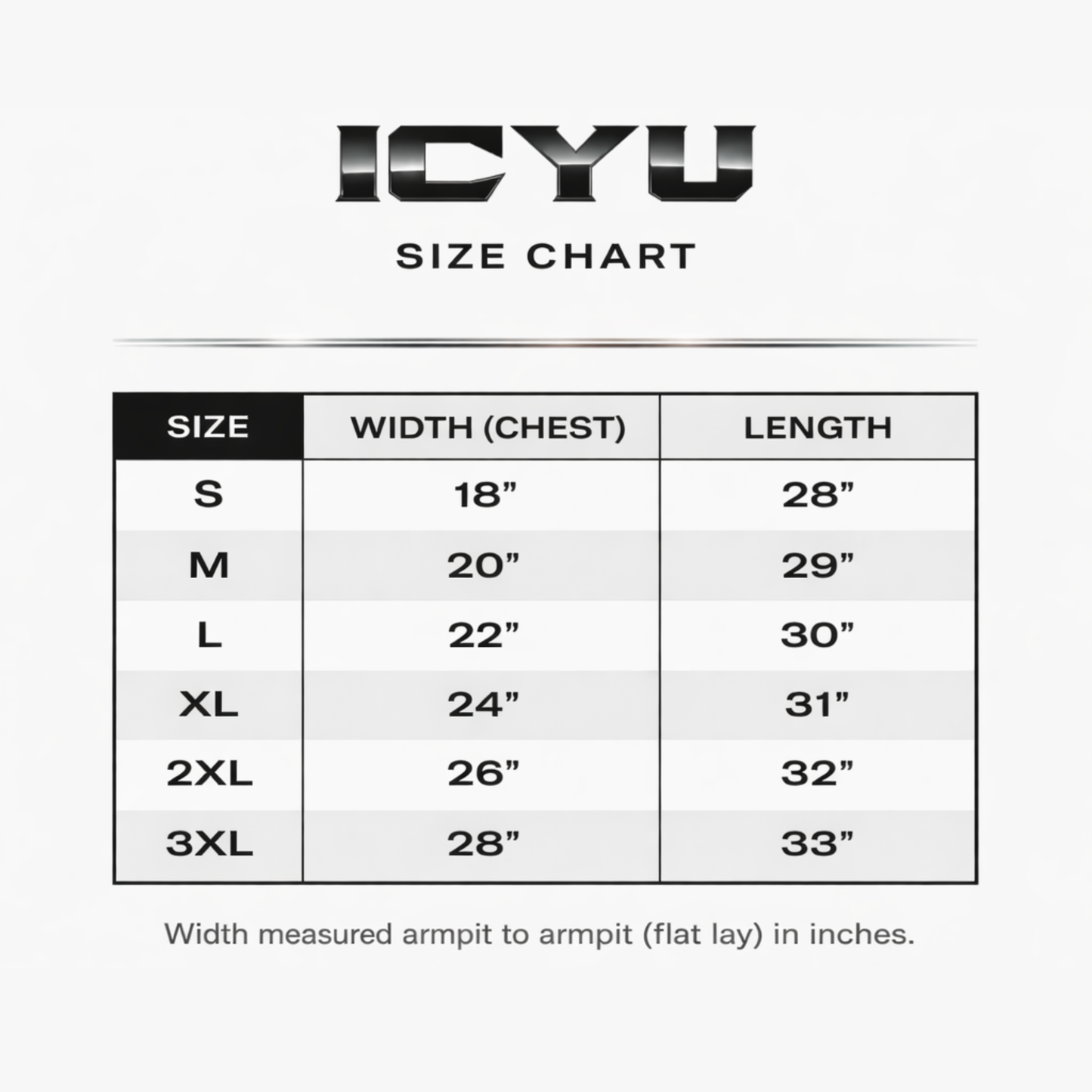 ICYU Chrome Logo Tee - Front Hit