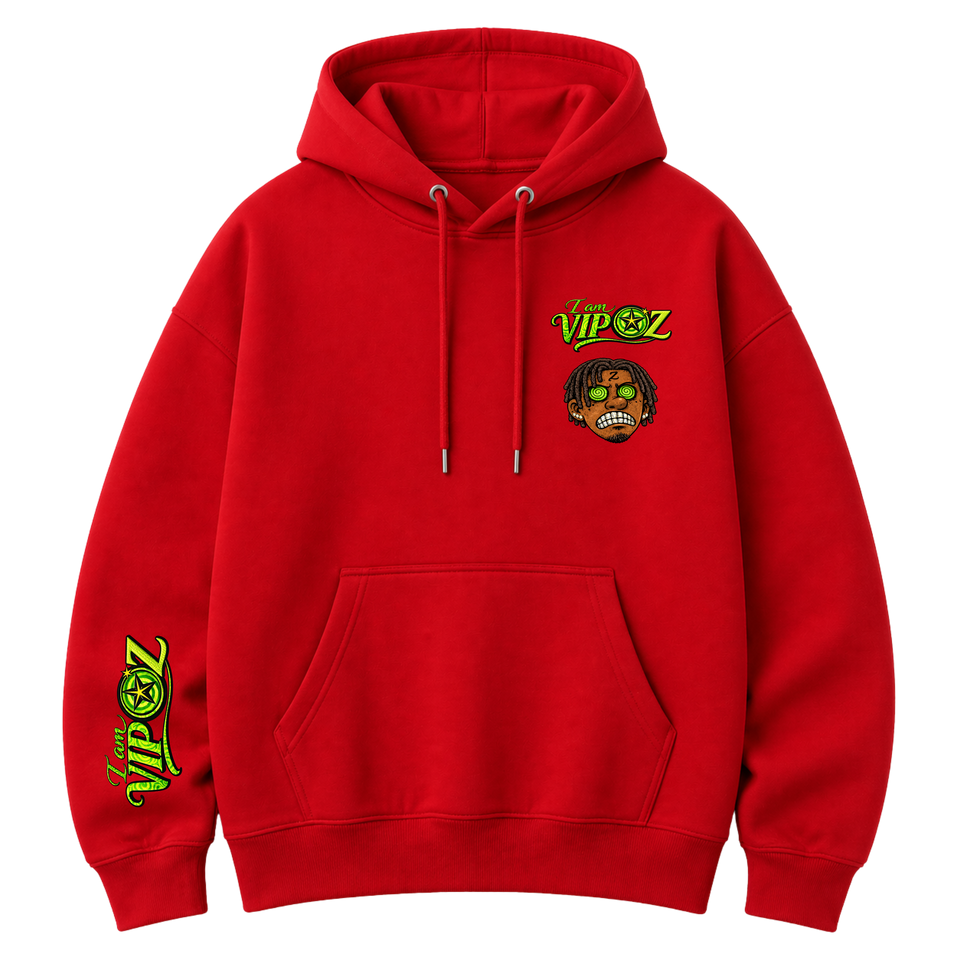 VIPOZ Hypno Vision Hoodie – Red Edition