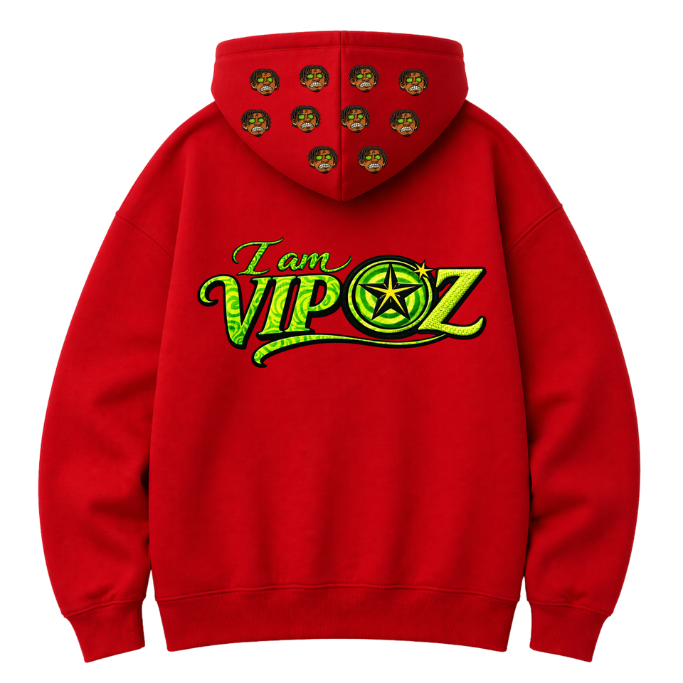 VIPOZ Hypno Vision Hoodie – Red Edition