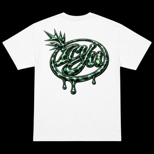 ICYU Camo Green Graphic Tee
