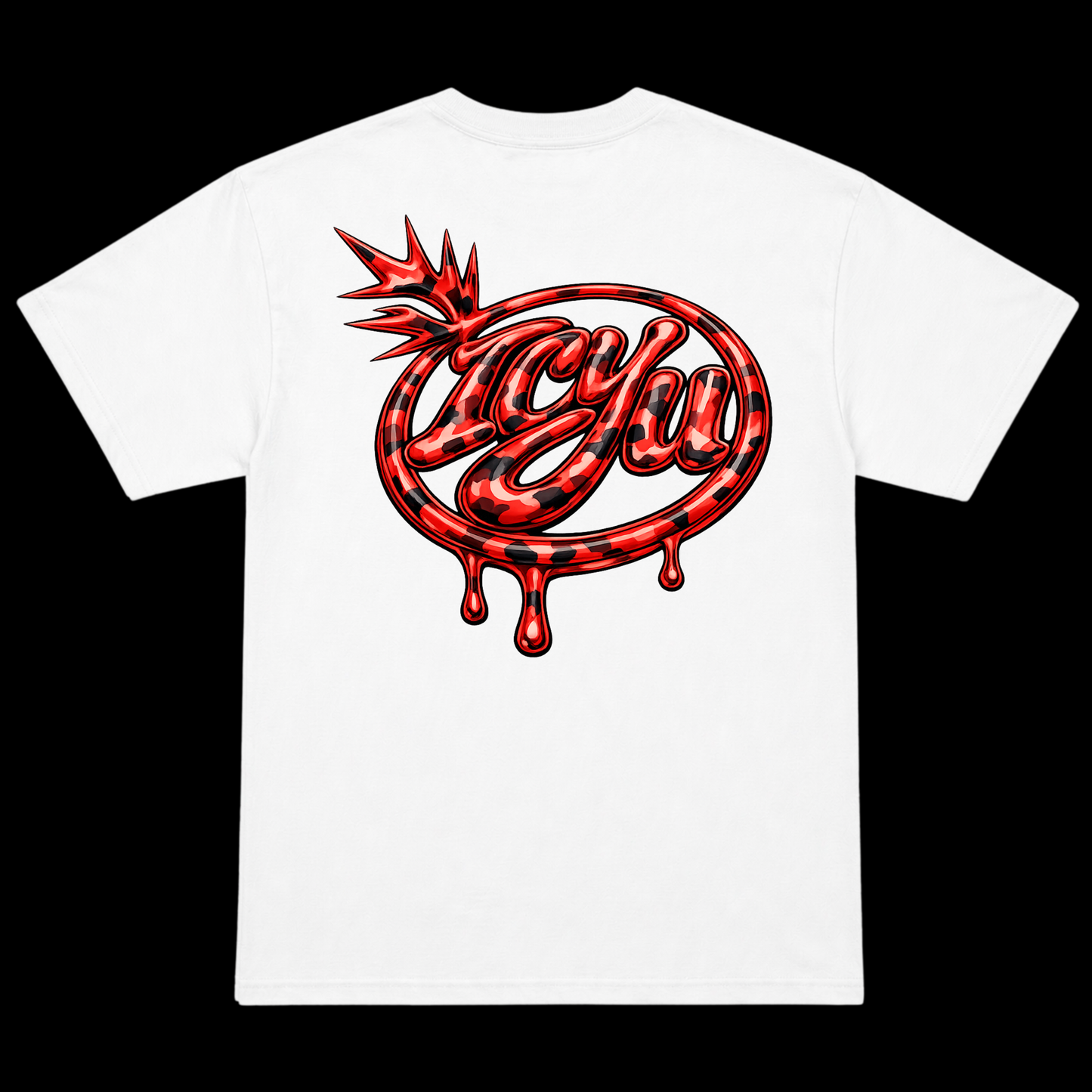 ICYU Camo Red Logo Tee