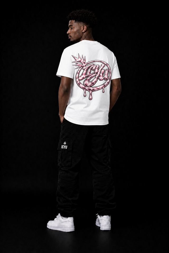 ICYU™ Rose Quartz Drip Tee