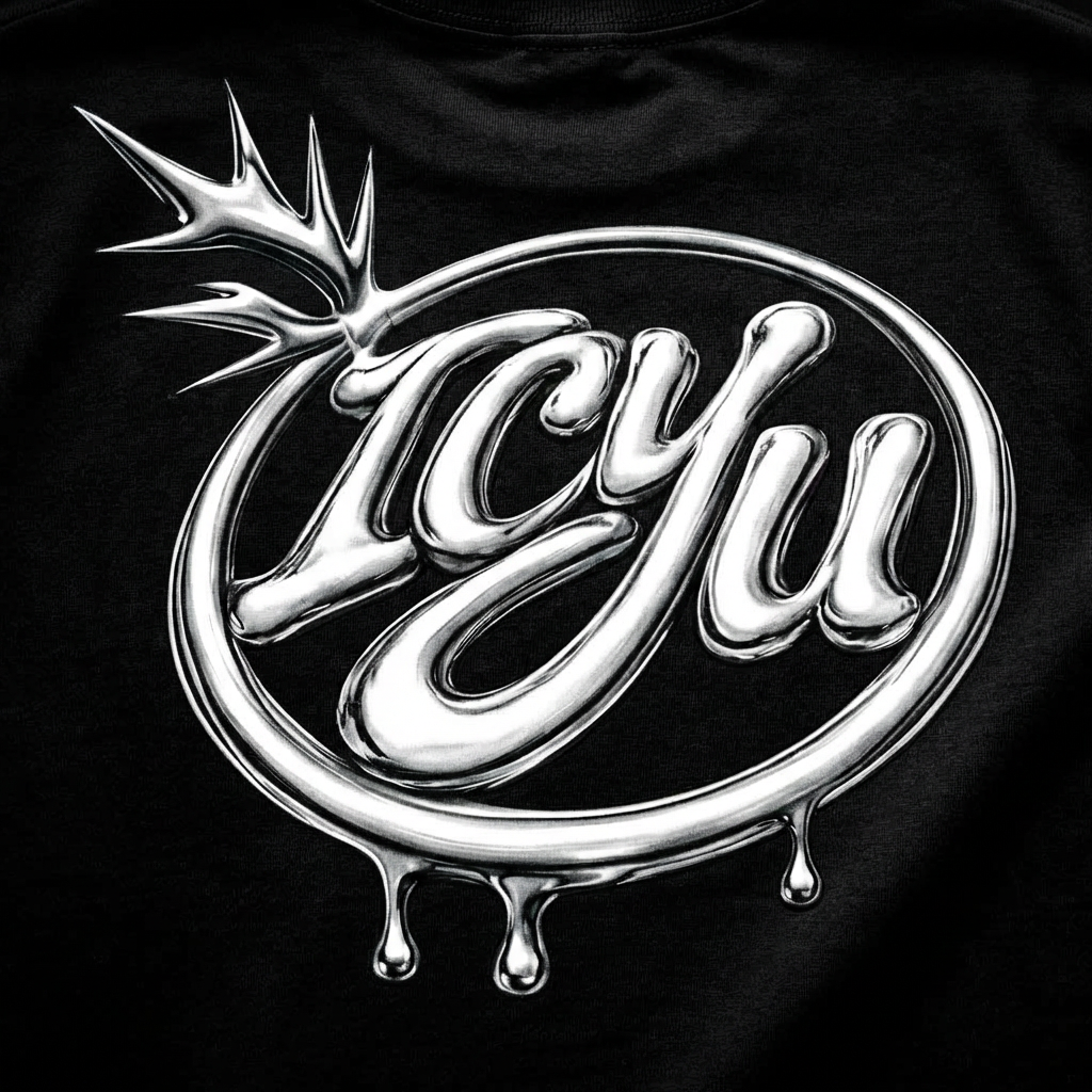 ICYU Chrome Logo Tee - Signature Layout