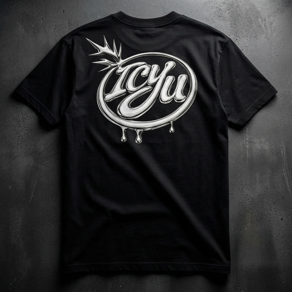 ICYU Chrome Logo Tee - Signature Layout