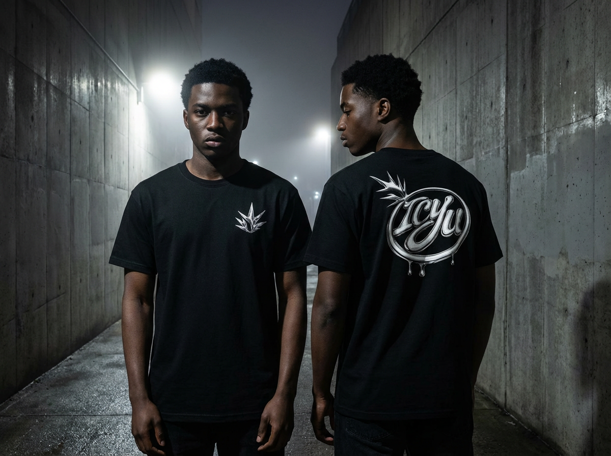 ICYU Chrome Logo Tee - Signature Layout