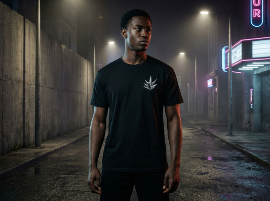 ICYU Chrome Logo Tee – Signature Layout